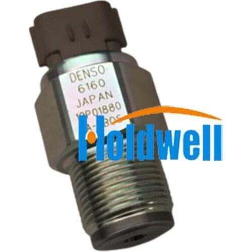 Holdwell Fuel Rail Pressure Sensor ND499000-6160 for Komatsu Bulldozer D155A-6 D275A-5R