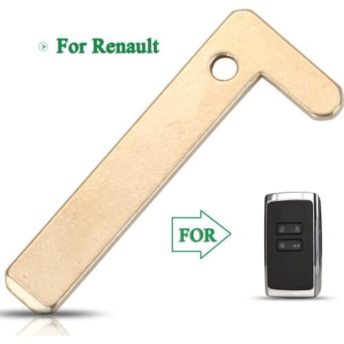 Bilchave For Renault Megane 4 Koleos Auto FOB Smart Remote Car key Blank Uncut Blade Replacement