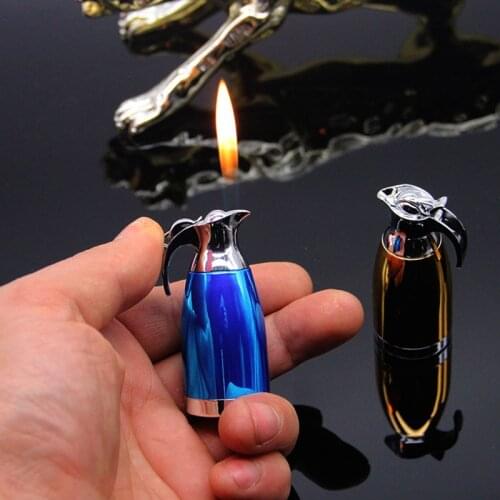 Mini Gas Lighter Interesting Lighter Butane Inflated Lighters Fun Creativity Lighter Mens Smoking Gadgets Gift