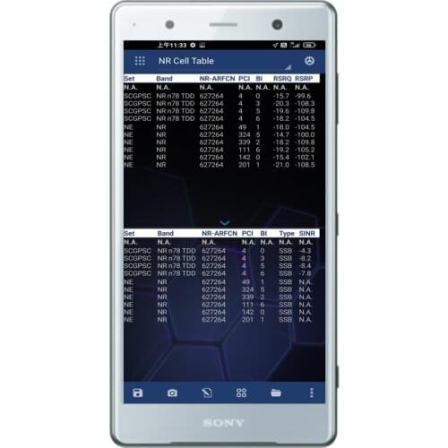 Nemo Handy Nemo Phone XZ2 H8266 Drive Test Phone Support GSM HSPA LTE NR Measurements For NEMO Outdoor Test