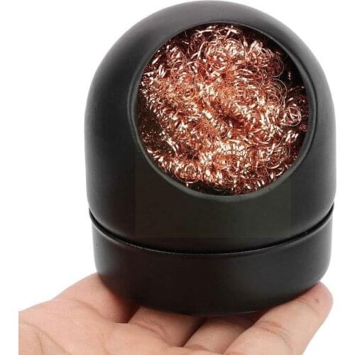 Cleaning Ball Welding Desoldering Metal Box Clean Ball Tip Wire E3G6 Nozzle Cleaning Soldering Filter Welding Desold N4L0