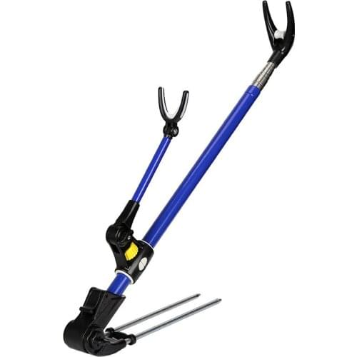 Bold And Hard Fishing Rod Holder Portable Telescopic Fishing Hand Rod Holder Support Stand Fishing Foldable Equipment