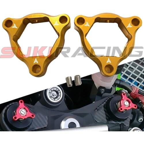 14mm Motorcycle Suspension Fork Preload Adjusters For Yamaha MT-09 Tracer 900 15-16 YZF-R1 98-10 YZF-R6 09-10 FZ1 FAZER 06-10