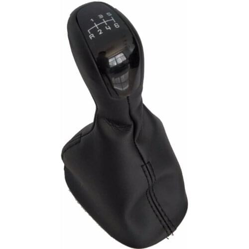 5 Speed 6 Gear Car Shift Gear Knob With Leather Boot For Mercedes Benz C Class W203 S203 Elegance Classic Avantgarde