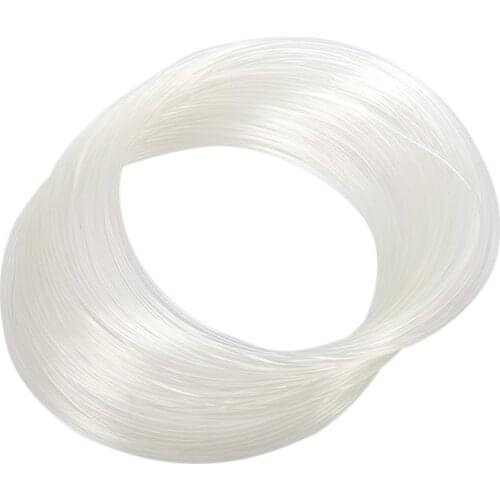 Fisherman Monofilament Fluorocarbon Fishing Leader Line 1.2mm Dimeter white