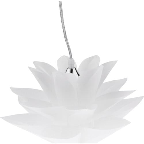 Modern White PP Lampshade Ceiling Chandelier Pendant Light, for Modern Loft Bar Cafe Living Room, E27