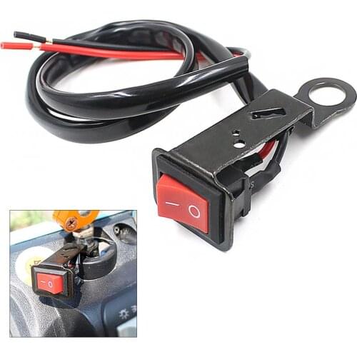 12V Waterproof Motorcycle Handlebar Switch ON-OFF Button LED Headlight Scooter Switch for Motorcycle