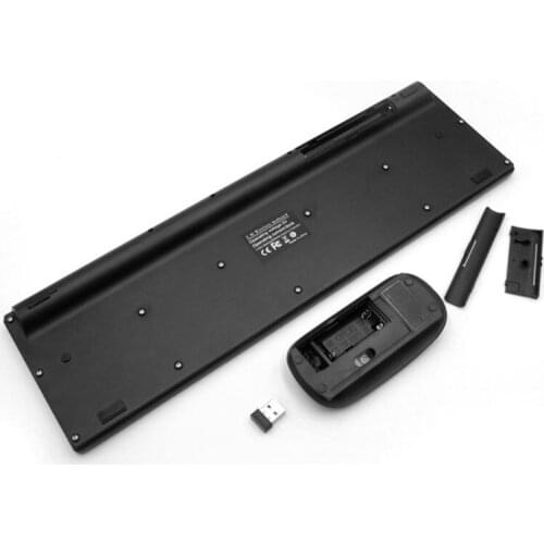 2.4G Wireless Keyboard and Mouse Set for Laptop PC Computer Silent Ultra-thin B95C