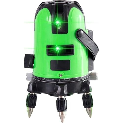 2 Lines 2 Points Laser Level Measure Automatic Self Leveling Vertical&Horizontal Tilt Green Cross Line Laser Diagnostic Tool