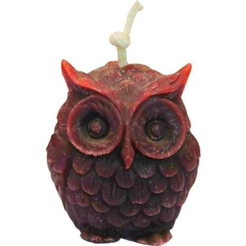 3D Owl Design Soap Mold Mousse Cake Chocolate Mold Decorating Candle Wax Mold Mould Resin Gyspum Crafts Silicone Mould
