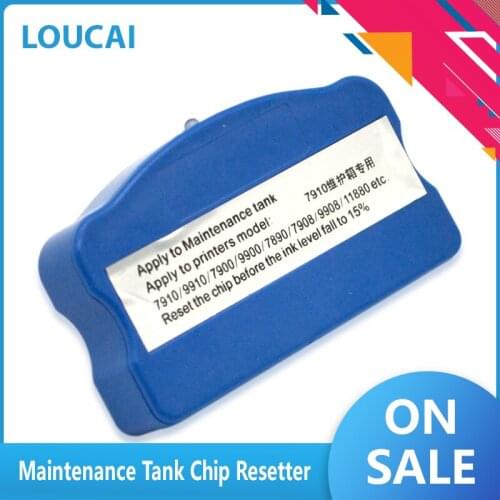 7910 9910 7900 Maintenance Tank Chip Resetter compatible for Epson 7910 9910 7900 9900 7890 7908 9908 11880 Printer