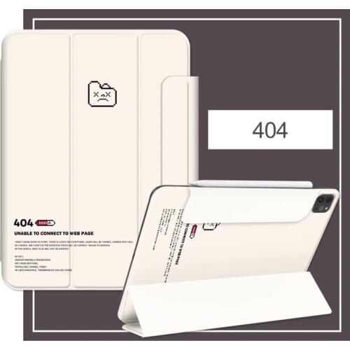 For Ipad Pro11 Case Air 4 Protective Sleeve 12.9 Inch with Pen Slot Magnetic Tri-fold Ultra-thin Leather Case