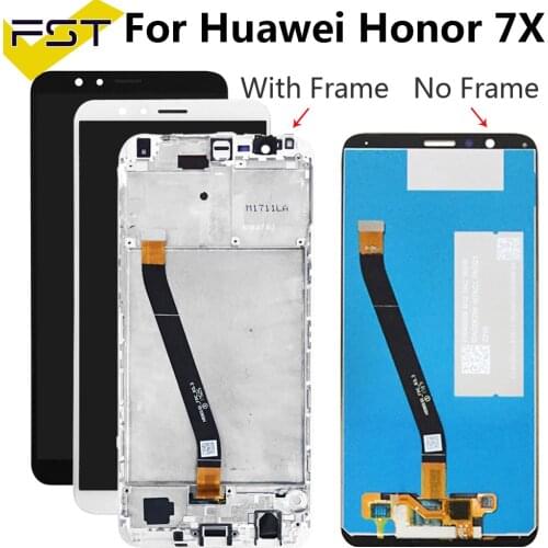 Lcd with Frame For Honor 7X LCD Display Touch Screen Assembly Replacement for Huawei Honor 7 X Display Screen BND-L21 L22 L24