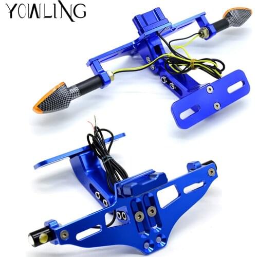 For SUZUKI GSR 400 GSR 600 GSR 750 SV1000 SV 1000S SV1000 S Motorcycle Accessories License Plate Holder Rear Registeration Plate