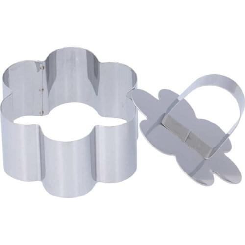 Mousse Mold Mousse Ring Cake Mousse Ring Mold Stainless Steel Dessert Rings Cake Cutter for Salads Pastries Baking Tool Cake