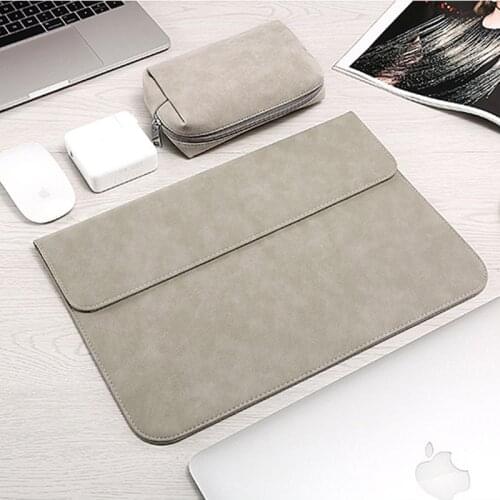 New Scrub Laptop Sleeve Bags For Macbook Air 13 Case 11 12 15 New Pro 15 Touch Bar 2018 Notebook Bag For Xiaomi 13.3 15.6 Cover