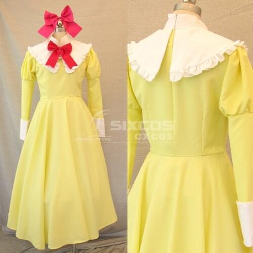 Anime Ouran High School Host Club Cosplay Costume Yellow Maid Suit Unisex Halloween/Party Clothing Custom-Make Any Size