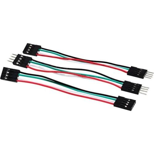 10CM 4P 50pcs/lot Jump Breadboard DuPont Cables Male to Male Male to Female Female to Female Flexible Jumper Wires