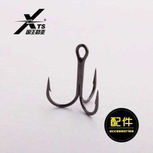 KINGDOM Fishing Hook Set Size 1/2/4/6/8/10/12# High Carbon Steel Silver Black Brown for Carp Fishing Hooks Japan 6pcs/box