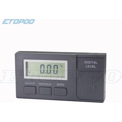 New Portable Inclinometer Protractor Plastic Level Bevel Box Magnetic Base Digital Angle Gauge Meter 2 ORD