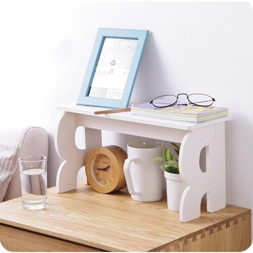 Home Office Desktop Book Stationary Storage Rack Cosmetic Storage Shelf Bathroom Countertop Organizer Desktop Decor