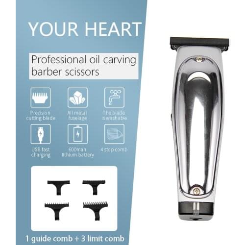 Rechargeable Electric Hair Clipper Shaver Beard Trimmer Cutting Machine USB Type-C Sculpture Hair Cut Trimmer For Men Barber