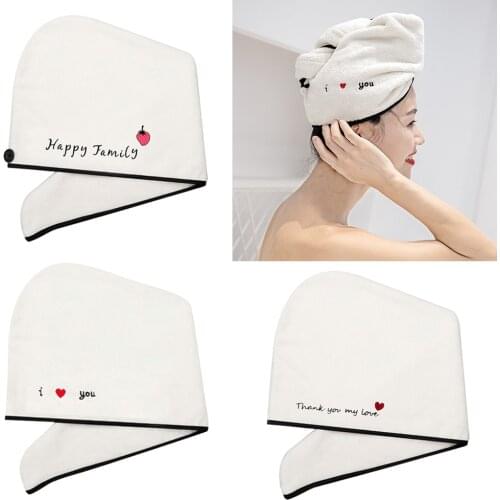 Super Absorbent Headbands Quick Dry Cap Shower Bath Hair Drying Towel Hat