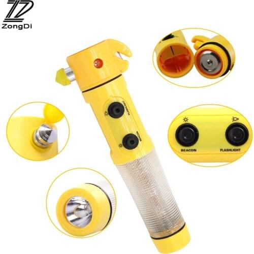ZD 1X Car safety hammer Multifunction escape tool For Audi a3 a5 a6 a4 b6 b8 Chevrolet cruze aveo Citroen c4 c5 c3 Accessories