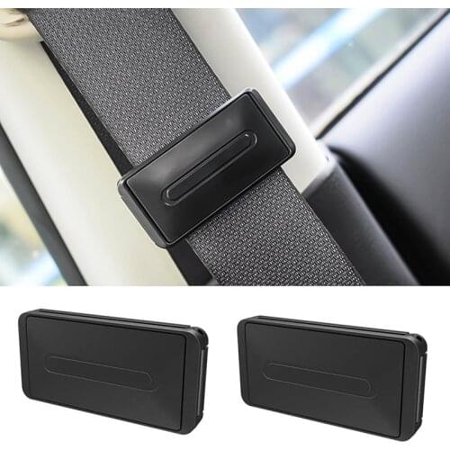 2Pcs/Set Portable Universal Car Safety Belt Clip Vehicle Adjustable Seat Belts Holder Stopper Buckle Safety Adjuster Clips
