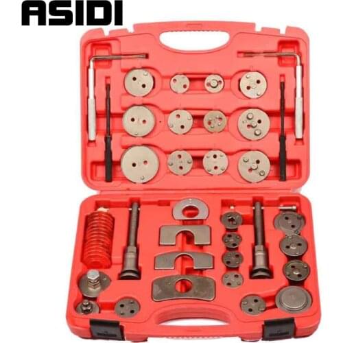 35Pcs Universal Car Truck Disc Brake Caliper Piston Rewind Wind Back Tool Kit PT1041