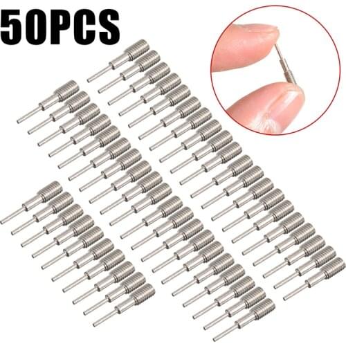 50 Pcs Spare Pins Watches Repair Tools Watch Band Strap Link Pink Removal Adjuster Replacement Repair Tool Kit