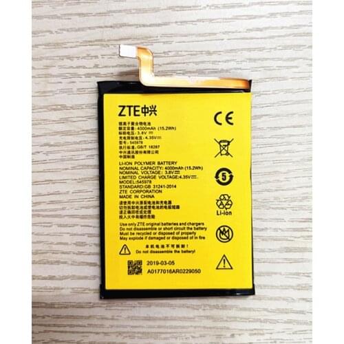 B-TAIHENG for ZTE Battery 545978 3.8V 4000mah for ZTE Blade BA601 A601 Cell Phone Battery