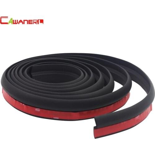 Cawanerl 400CM Z-Shape Car Door Rubber Seal Strip Noise Insulation Sealing Strip Weatherstrip Edge Trim Self-Adhesive 4 Meter