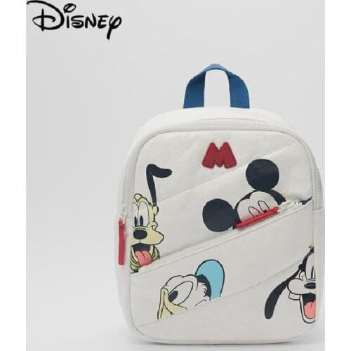 Disney Mickey Mouse Donald Duck Cartoon Childrens' Bag Printed Schoolbag Kids Backpack Girls Handbag Baby Boy Gift Shoulders Bag