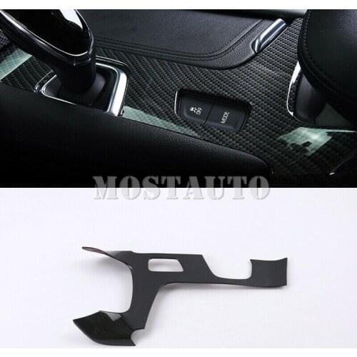 For Cadillac XT5 2016-2019 ABS Carbon Fiber Interior Gear Shift Box Panel Cover Trim 1pcs Car Accessories Interior Car Decor