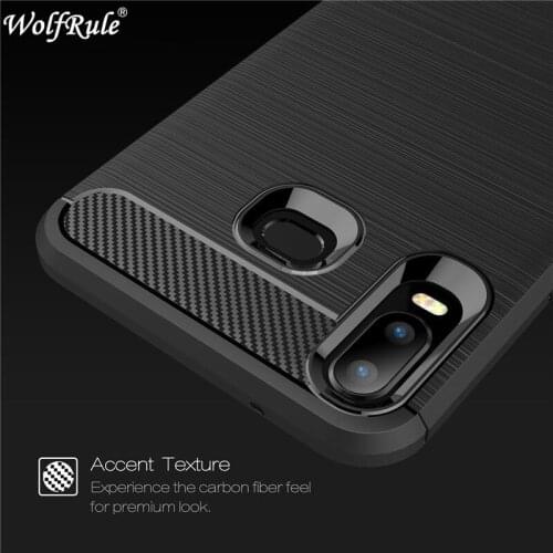 For Cases Samsung Galaxy A6S Cover WolfRule Soft TPU Brushed Phone Case For Samsung A6S Case For Samsung A6S Fundas G6200 6.0"