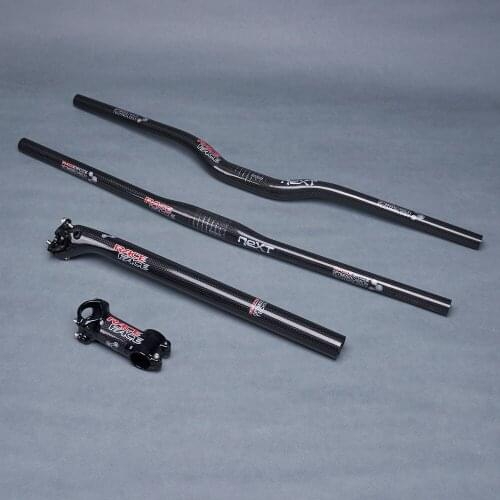 Race Face Next Glossy 3K Carbon Fiber Cycling Handlebars Sets Bicycle MTB Bike Mountain Handlebar Stem Seatpost