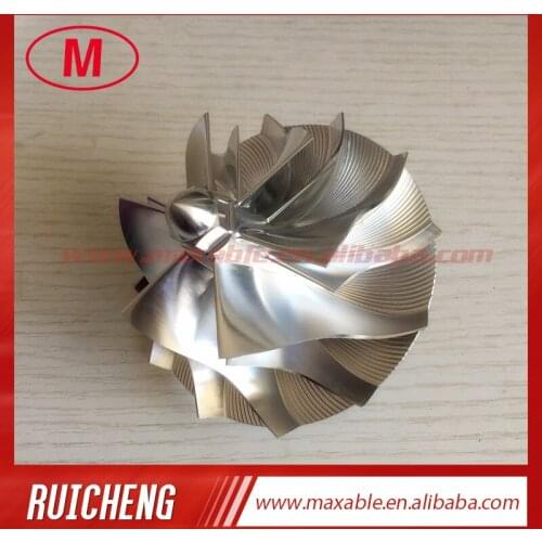 GT3788 62.50/88.40mm 6+6 blades 759335-0002 high performance turbo Billet/aluminum 2618/milling compressor wheel for Chevy 6.6L