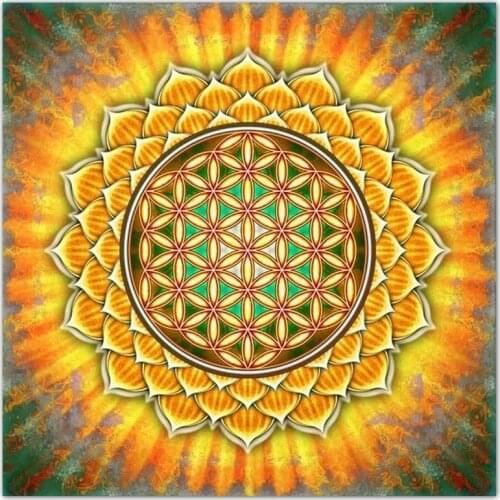 Full Round Diamond Painting Religious mandala Diamond Embroidery Cross stitch Square DrillRhinestone Mosaic Decor Gift