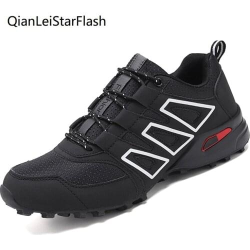 Shoes Man Hiking Blue Outdoor Sneakers Travel Walking Shoes Men Big Size 40-46 Non-slip Climbing Sports Mountain Trekking Shoes