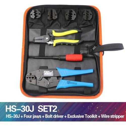 COLORS Crimping Set Cable Cutter Crimper Kablo Kesici Pliers Tools Crimp Alicate Plier Wire Alicate Crimpador Alicates crimp 30J