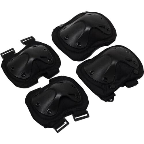 Men Tactical Paintball Airsoft Knee Pads For Men Elbow Pads Set EVA Knee Elbow Protective Pads