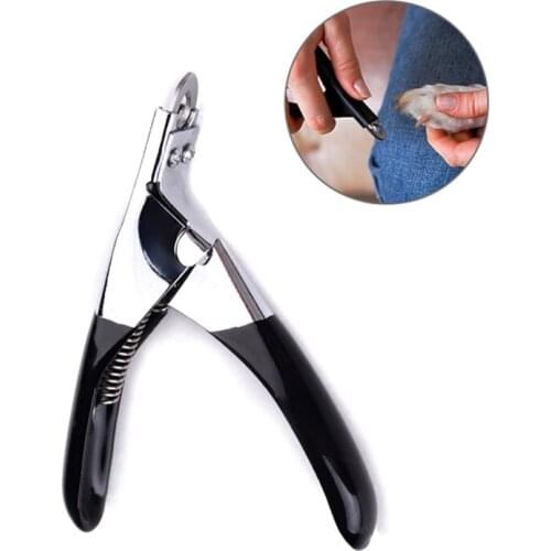 Professional pet nail scissors stainless steel dog cat toe trimmer puppy claw grooming scissors nail clippers tool cleaner