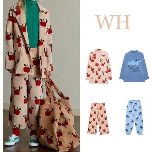 Ship In September) Per-sale 2021 WH Toddler Girl Jackets & Pants Print Coats Fashion Boy Kids Boutique Clothing Wholesale