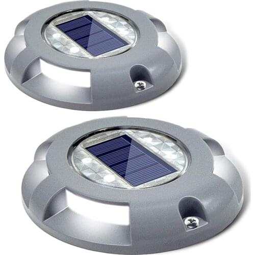 Solar Garden Light Driveway Ground Light Waterproof LED Road Markers Outdoor Deck Sidewalk Stair Lights Solar Underground Lamp