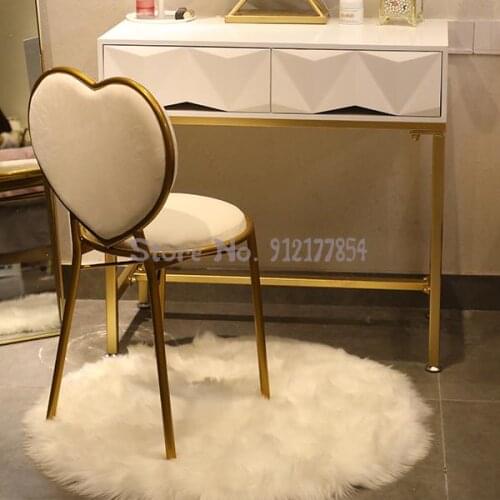 Dressing table chair makeup stool Nordic modern minimalist ins net red wind stool iron princess butterfly chair