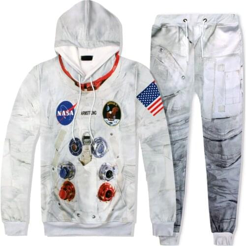 Animal Wolf 3D Printing Loose Set Hoodie Unisex Couples Pullover Sweatshirts Leisure Jackets Sportswear Sweatpants Multi-Size