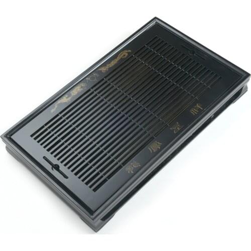 54*32.5*6.5cm Factory direct sales special Ke wood Kung Fu solid wood tea plate tranquil tea drainage accessories