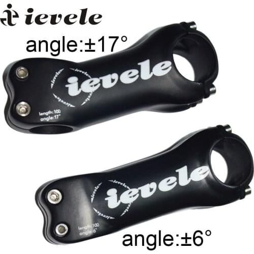 Ievle UD Full Carbon Fiber Bicycle Stem Mountain Road Bike 6 Degree17 Degree Stem Parts Matte31.8*70/80/90/100/110/120/130MM