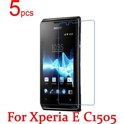 5pcs Ultra Clear Matte Nano Anti-Explosion LCD Screen Protector Film Cover for Sony Xperia E Dual C1505 C1504 C1605 C1604 Film
